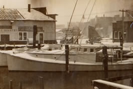 Morehead Waterfront Snow 1940